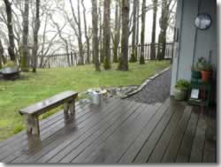 Deck to trees