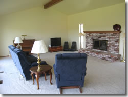 Living Room with Fireplace