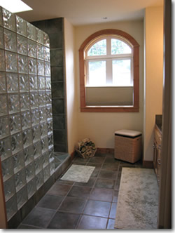 Glass Block Wall
