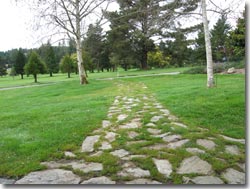 Path to golf course